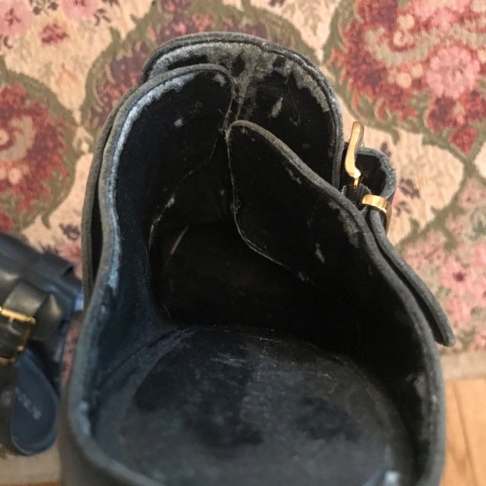 BCBGeneration Black Studded Heel Mule size 10 - Picture 7 of 7